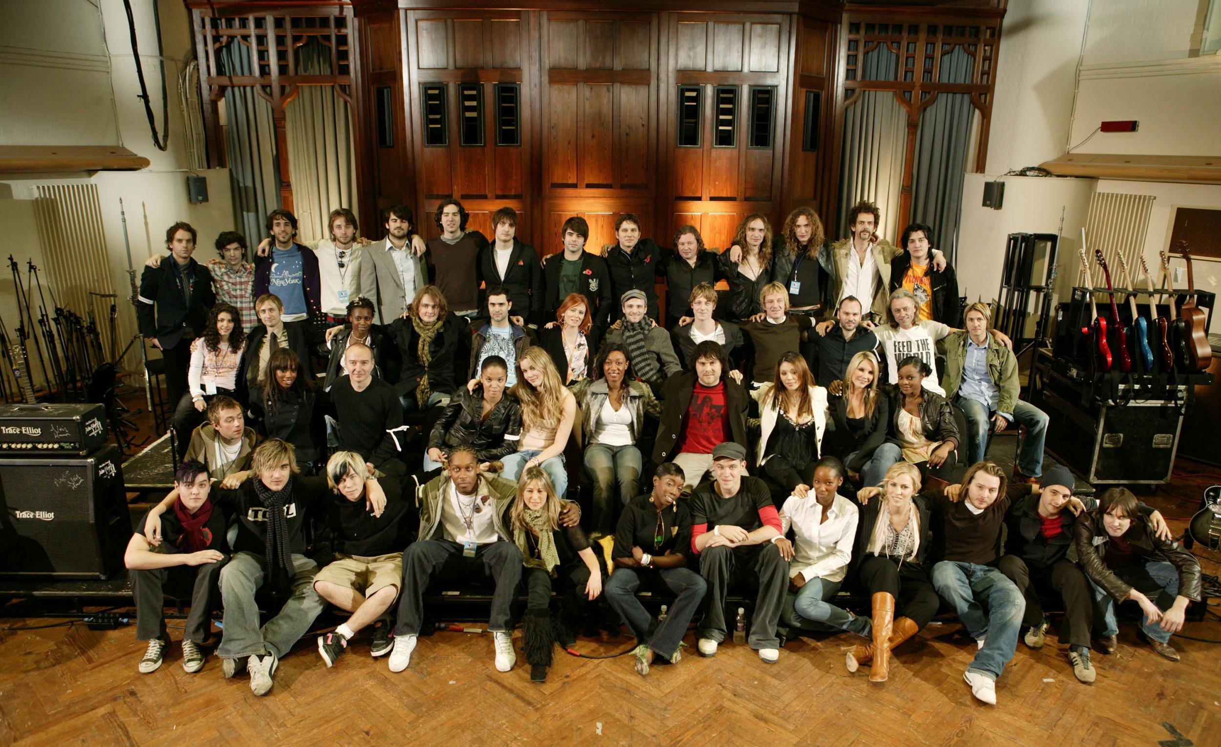 Top British musical artists come together for Band-Aid