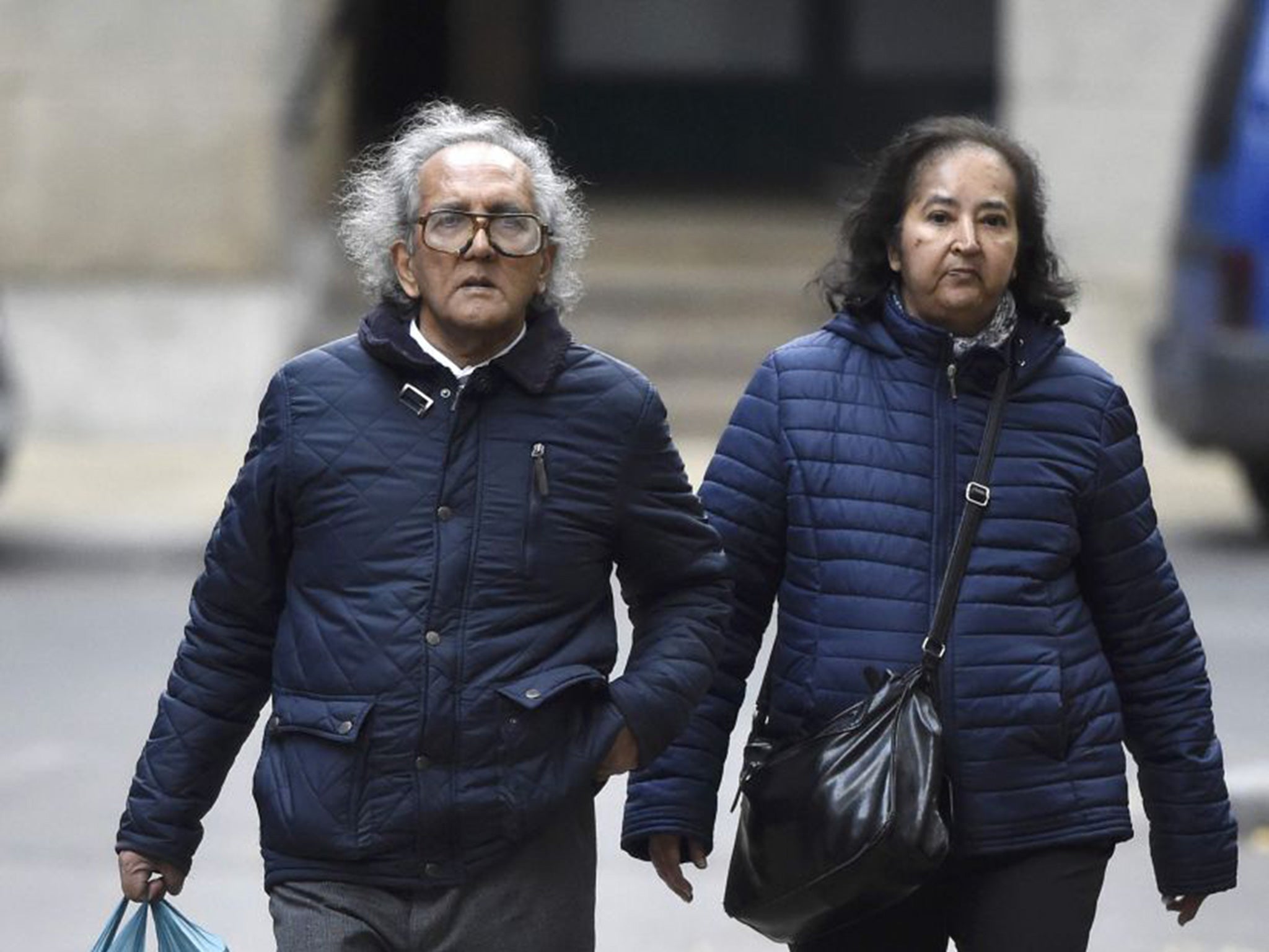 Aravindan Balakrishnan, above, on his way to court