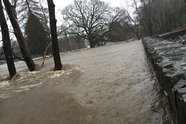 Flooding in Kewswick, Cumbria