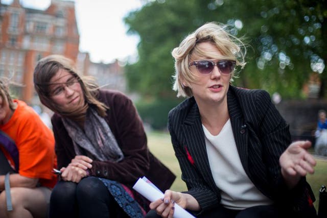 MP Stella Creasy, right, is at the centre of a Labour storm after receiving vicious tweets