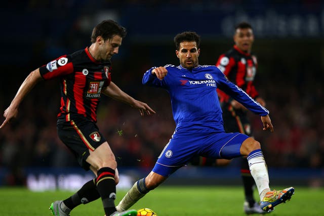Cesc Fabregas endured another tough evening for Chelsea