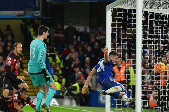 Glenn Murray scores for Bournemouth in the 1-0 win over Chelsea