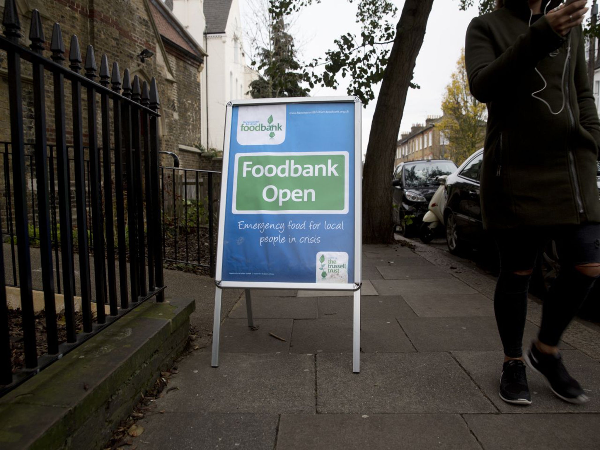 The poorest Britons are increasingly reliant on the more than 400 food banks open across the country