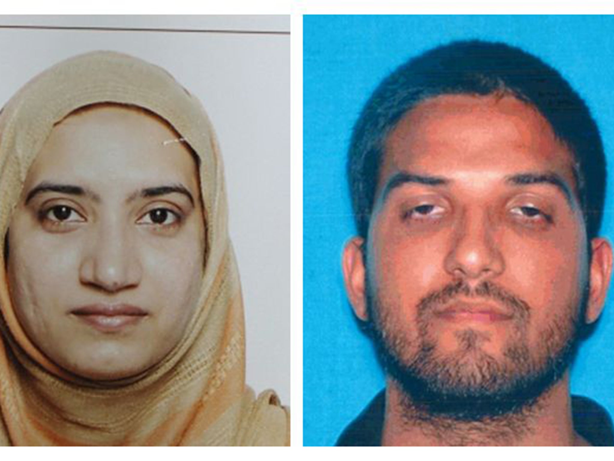 Tashfeen Malik and Syed Farook. The married couple died in a fierce gunbattle with authorities