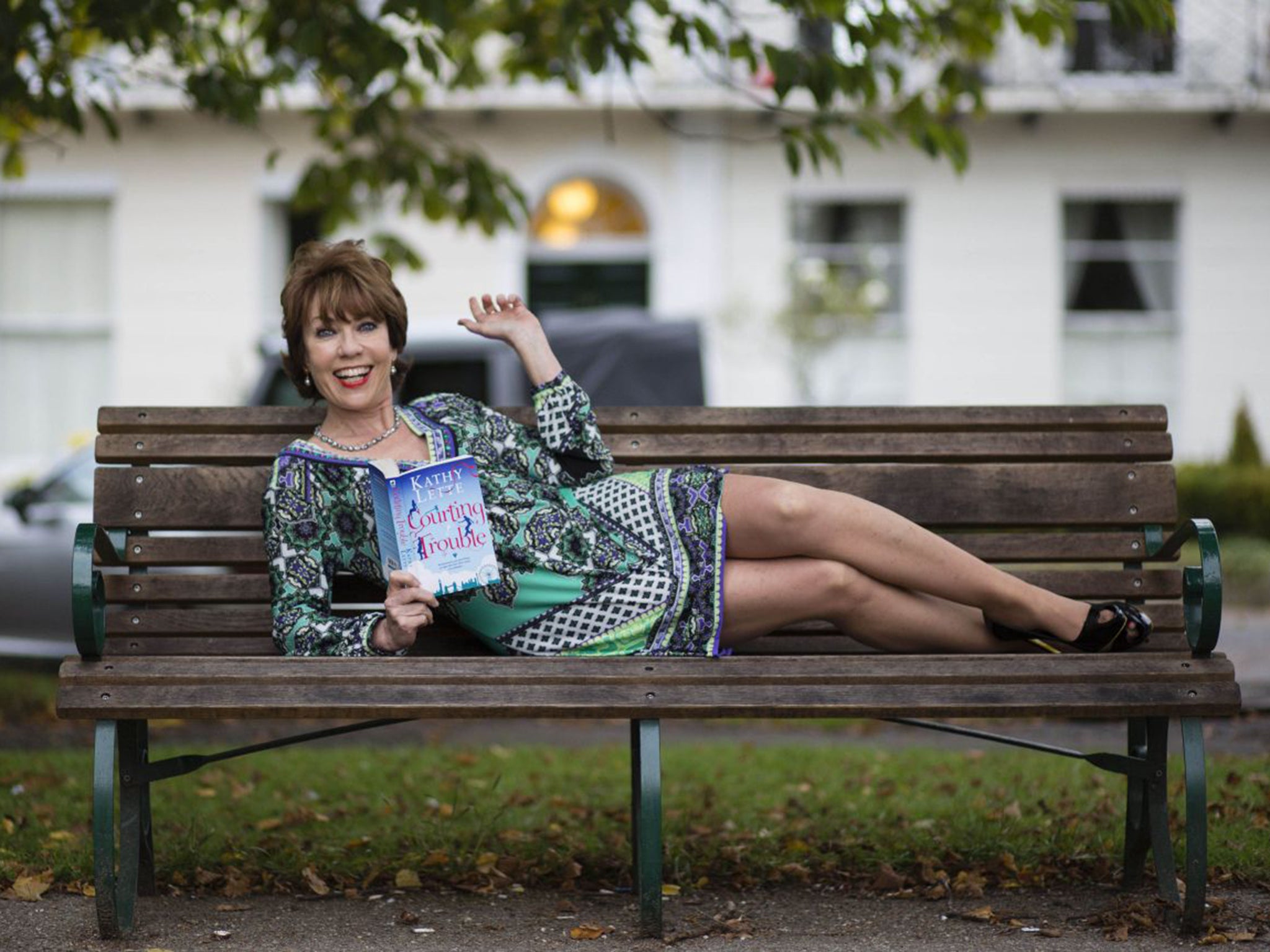 Kathy Lette promotes her new book, Courting Trouble