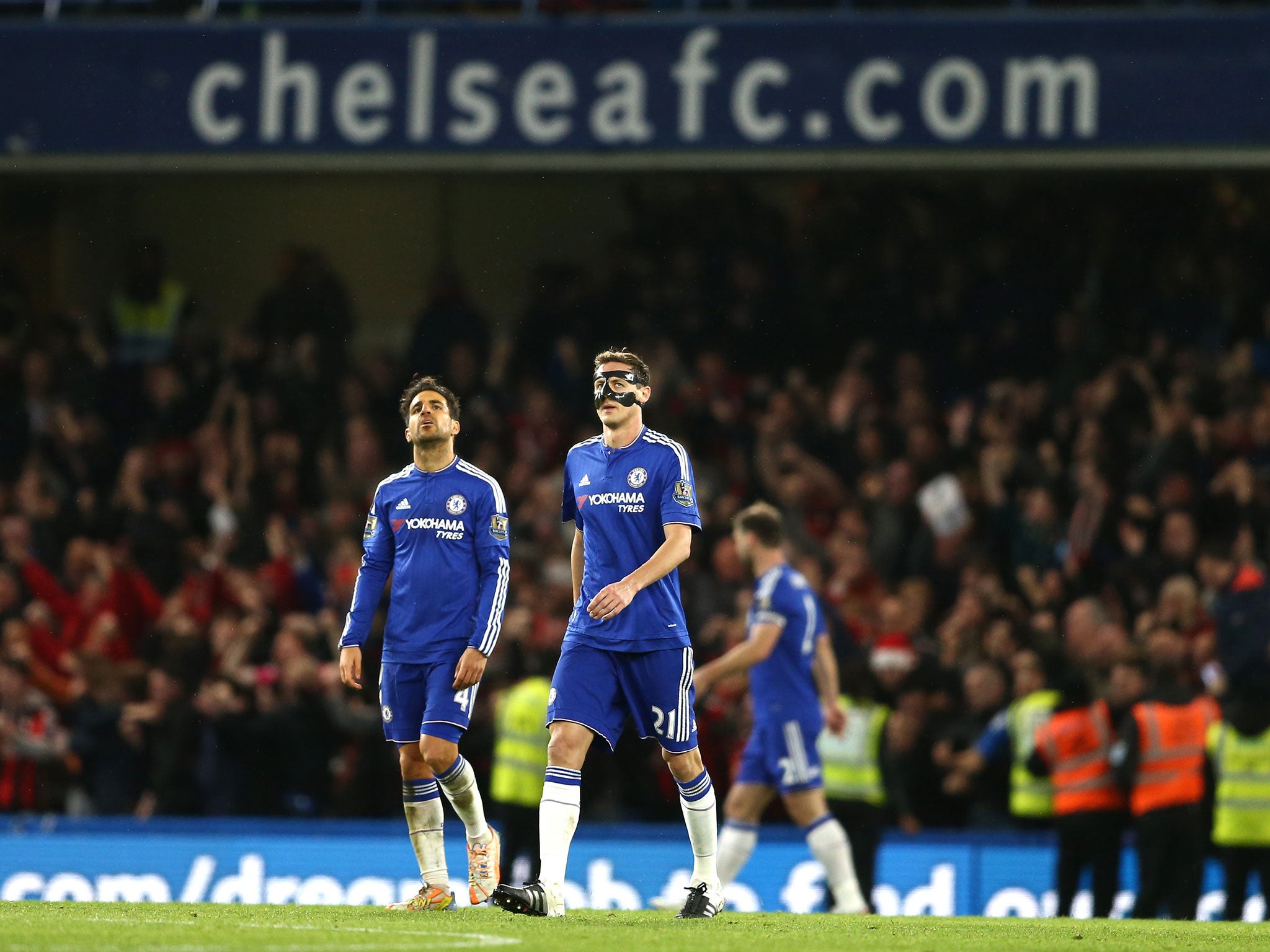 Chelsea pair Cesc Fabregas and Nemanja Matic