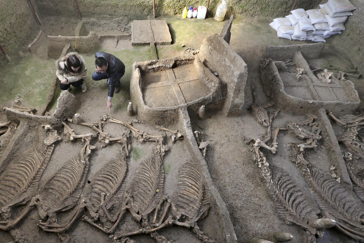 Ancient Chinese tomb dating back 2,500 years uncovered to shed light on  obscure kingdom | The Independent | The Independent