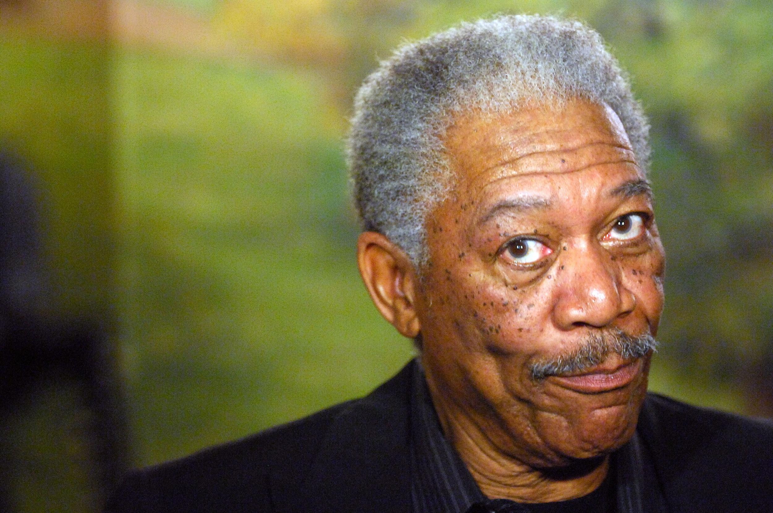 Morgan Freeman was on his way to shoot The Story of God, a TV series about religion