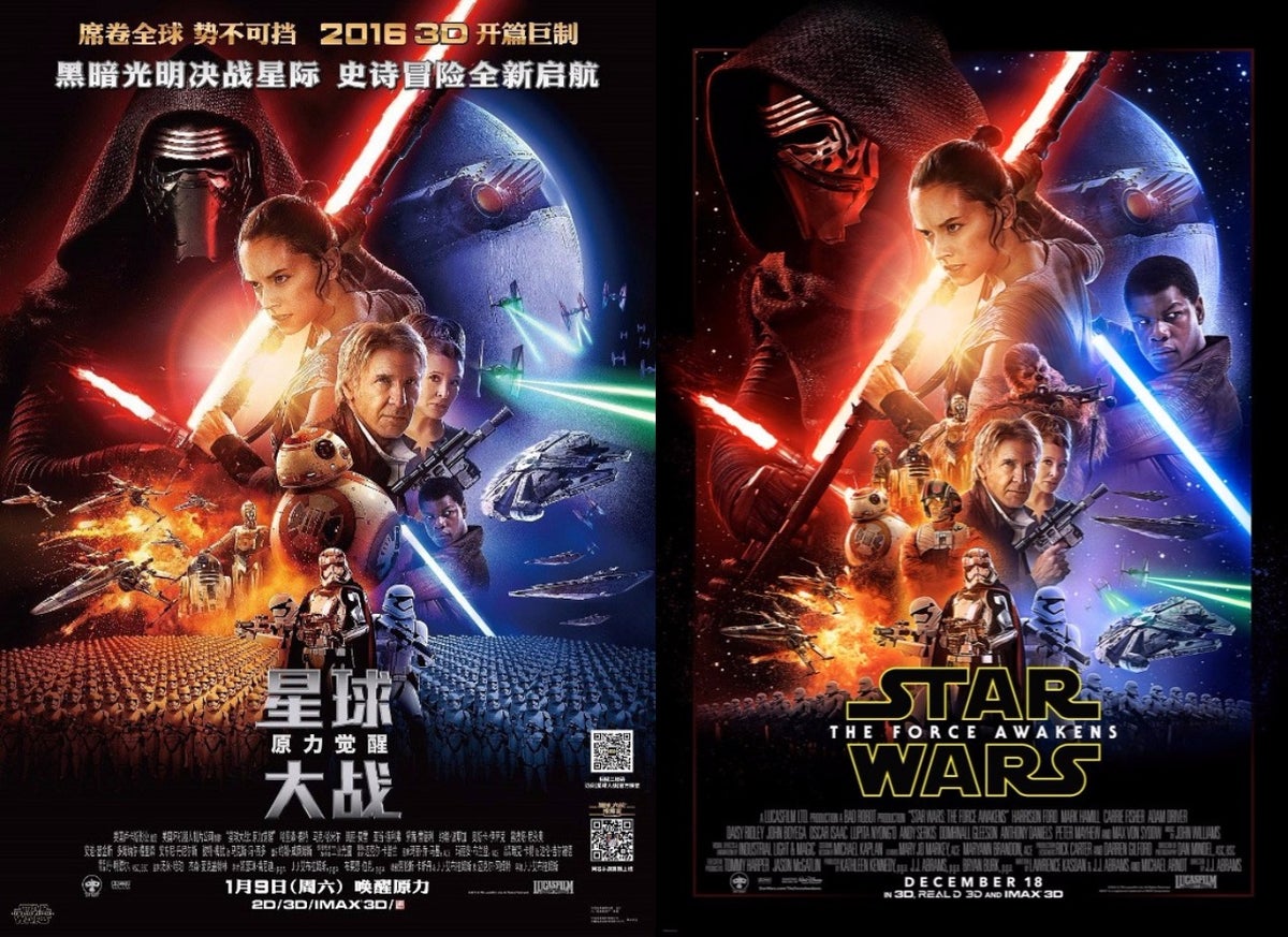 THE FORCE AWAKENS STAR WARS MOVIE Poster Premium Quality Choose your Size