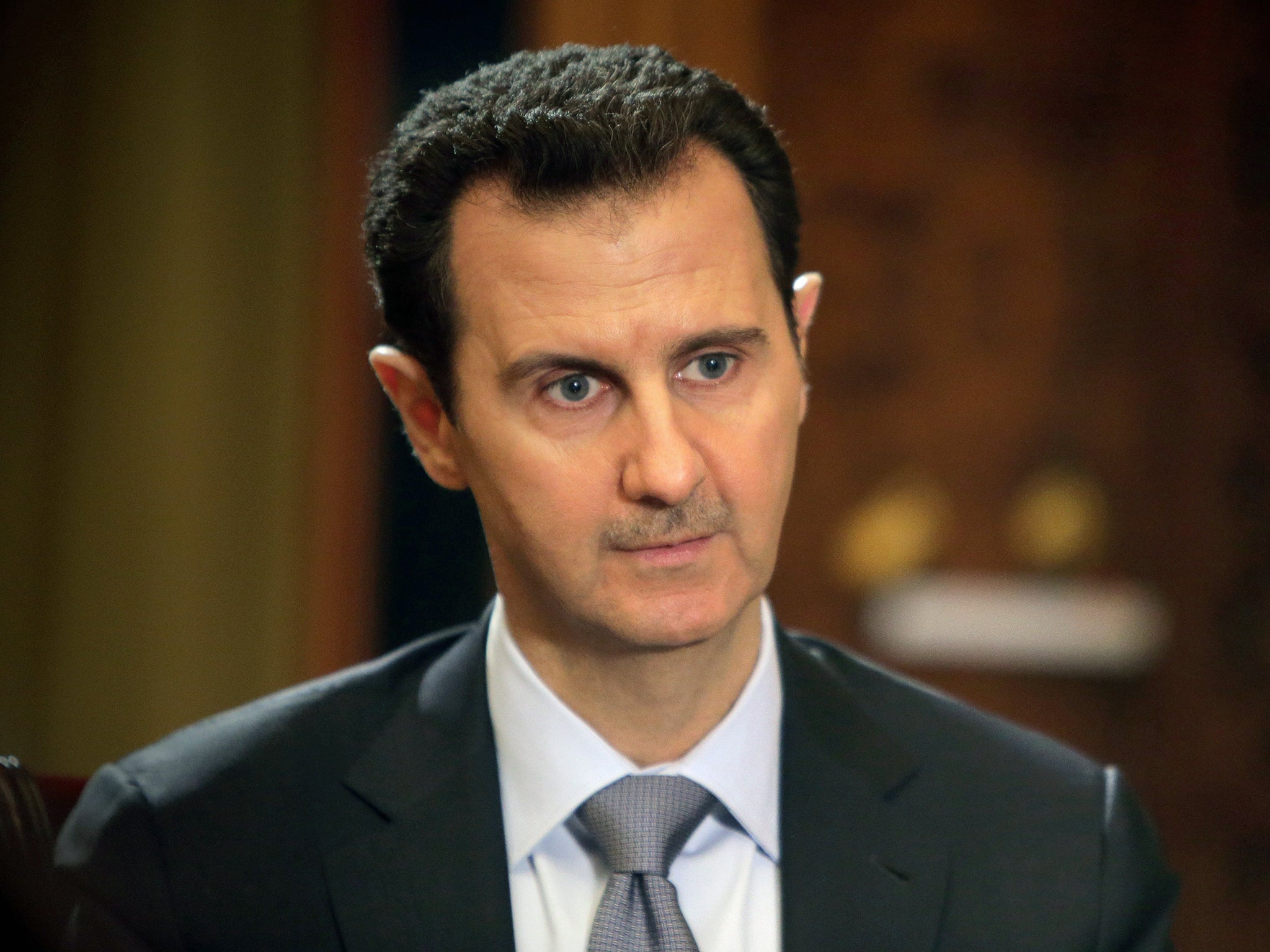 Mr Assad poured scorn on the PM’s assertion that 70,000 moderate rebels could defeat Isis