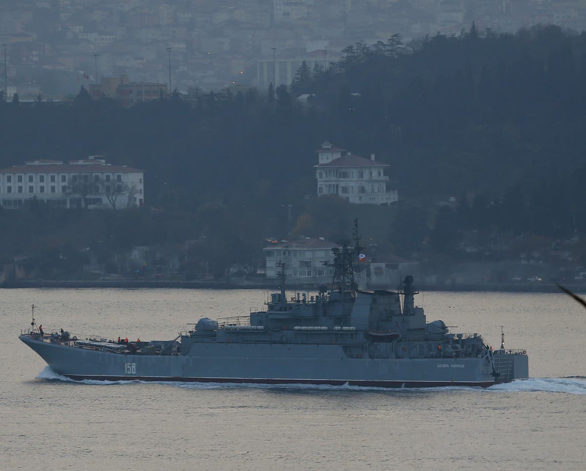 Russian warship fires 'warning shots' at Turkish vessel in Aegean Sea ...