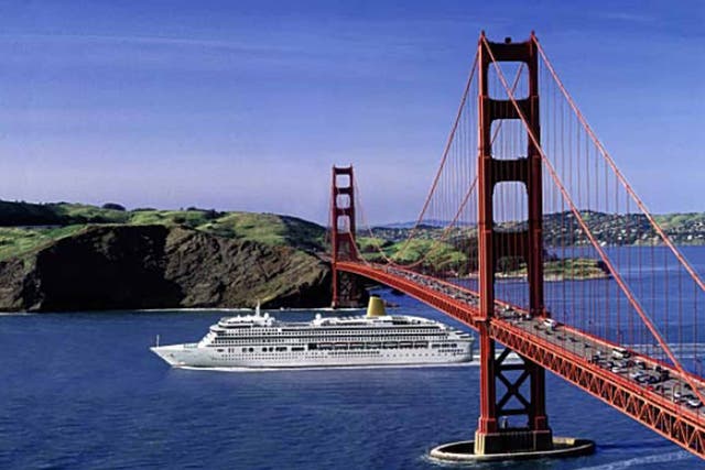 Bridge the gap: P&O's Aurora in San Francisco