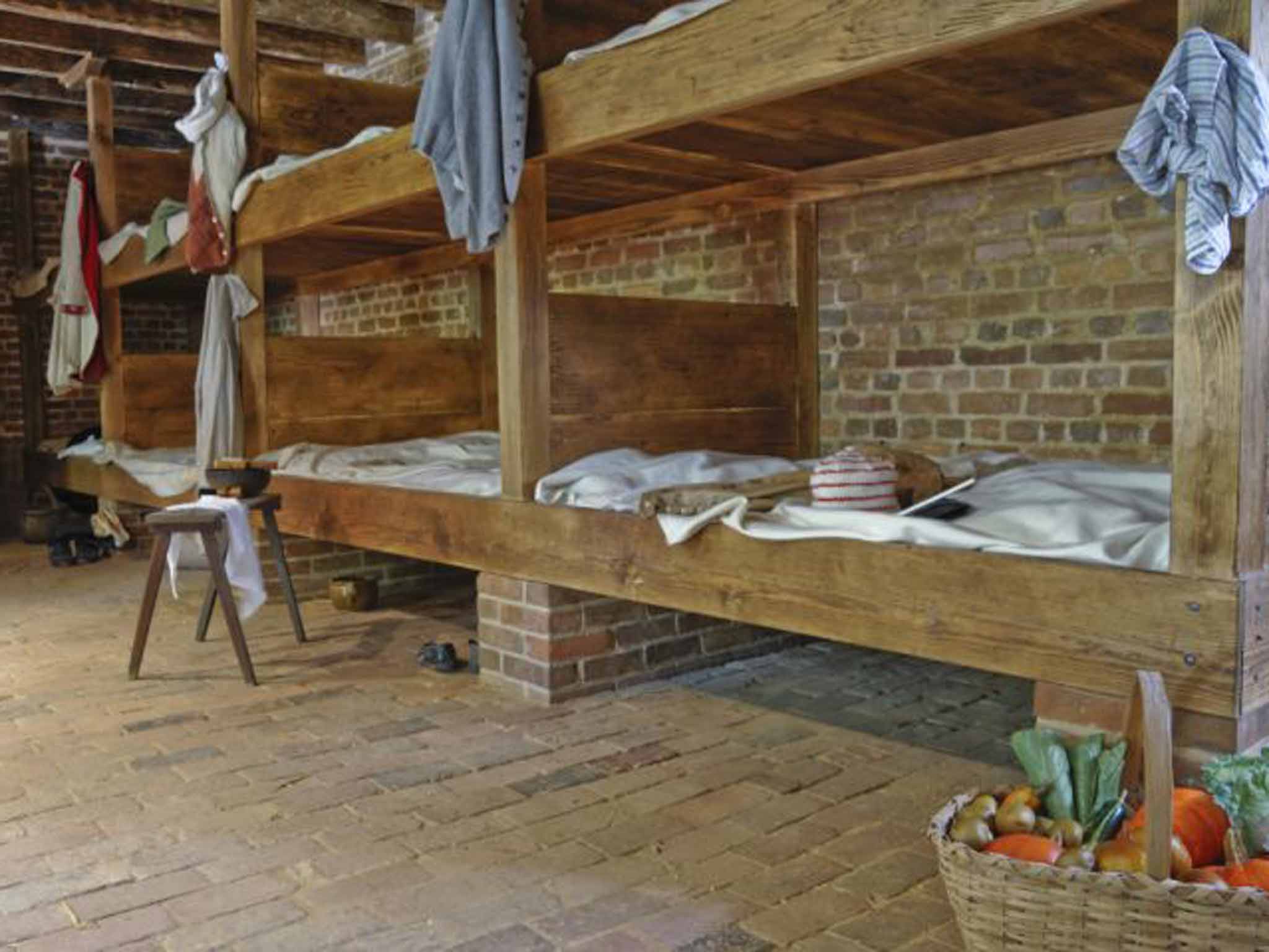 Recreated slave quarters