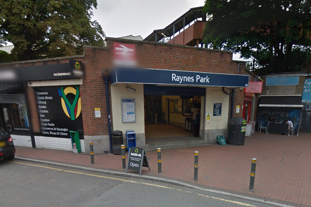Emergency services were called to Raynes Park station in south-west London