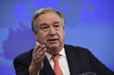 UN chief warns 'there is no end in sight' to coronavirus as world passes one million deaths