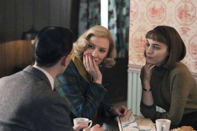 Subtexts: Rooney Mara and Cate Blanchett (left) in 'Carol'