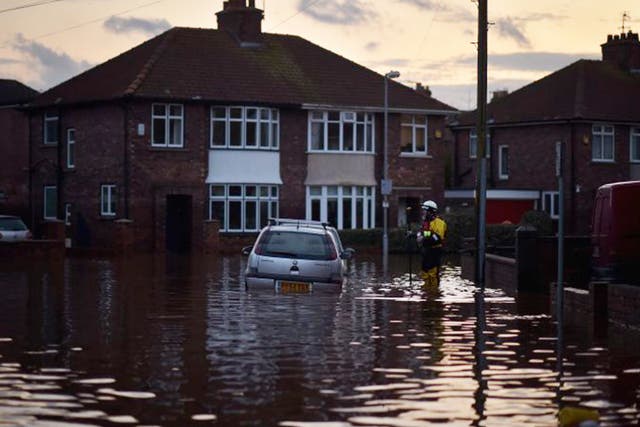 Warwick Road in Carlisle. Many residents are angry that their homes have been flooded for a second time in a decade despite millions being spent on defences along the nearby river Eden