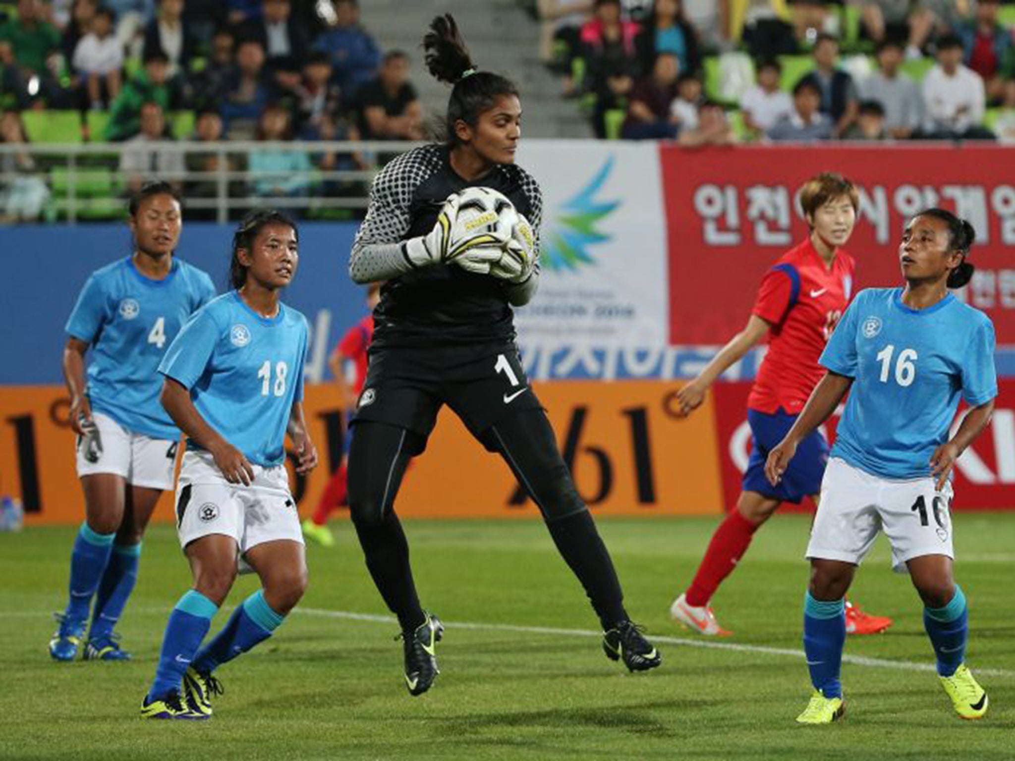 India goalkeeper Aditi Chauhan became the country's first woman to play English league football