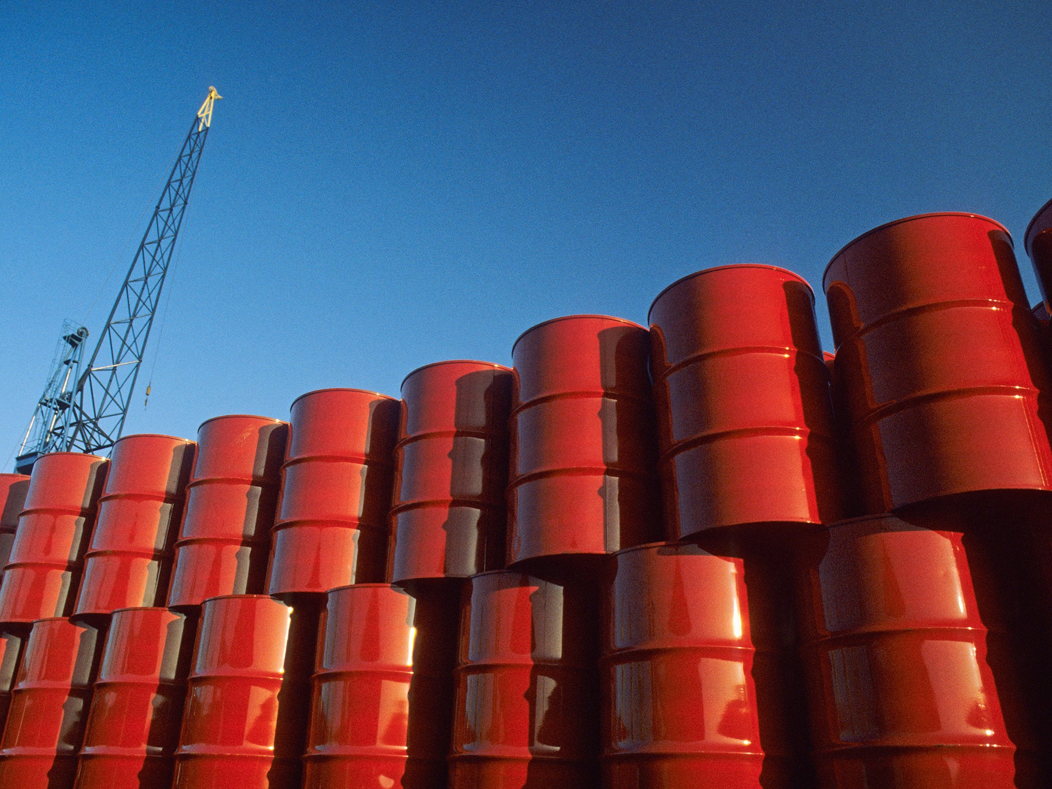 Oil cost falls below 28 a barrel or less than the price 