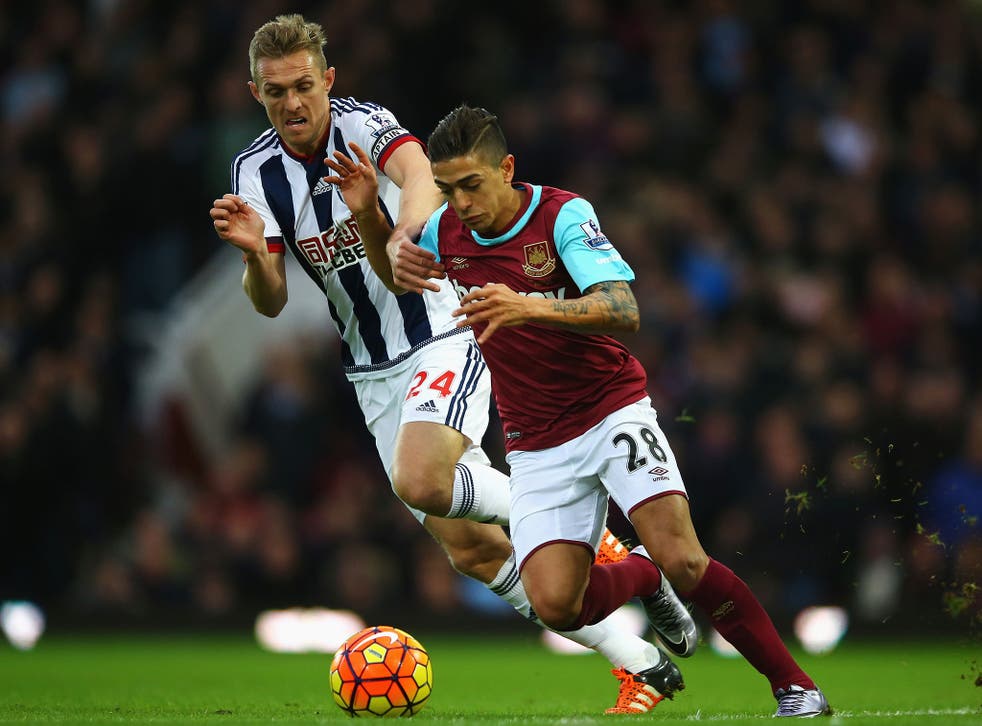Manuel Lanzini has been ruled out for six weeks with a thigh injury