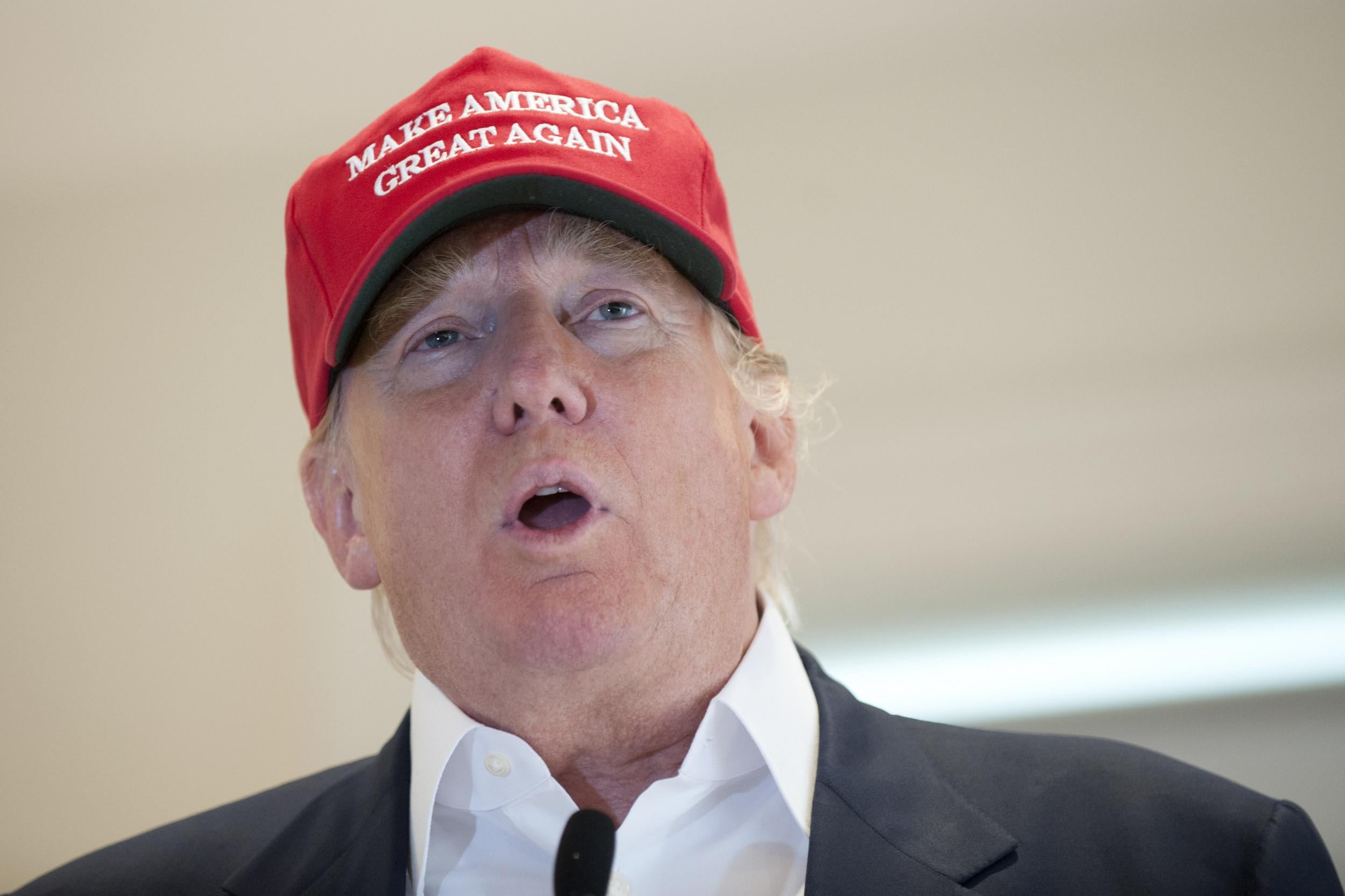 Republican presidential front-runner Donald Trump