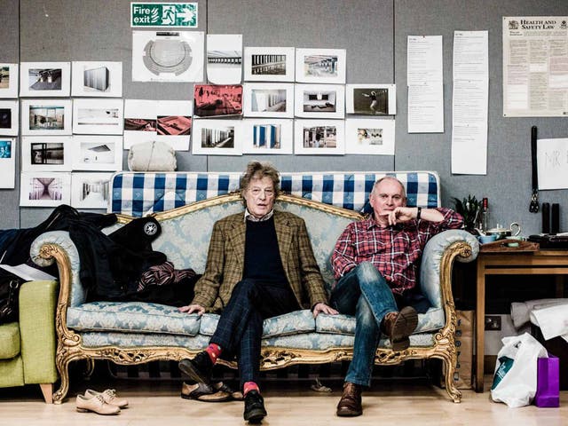 In the hot seat: Tom Stoppard and Howard Davies