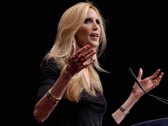 Conservative author and pundit Ann Coulter