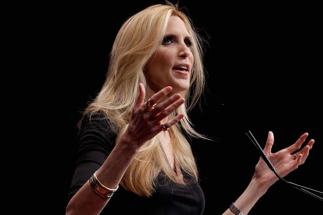 Conservative author and pundit Ann Coulter
