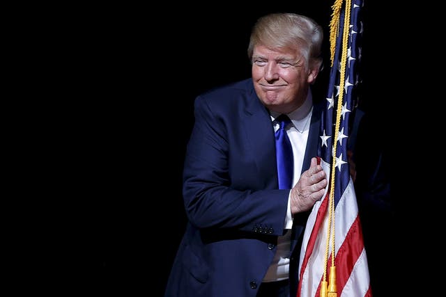 Donald Trump appears confident he will be elected President of the US