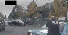 Dashcam video shows carjacker killed in public shootout