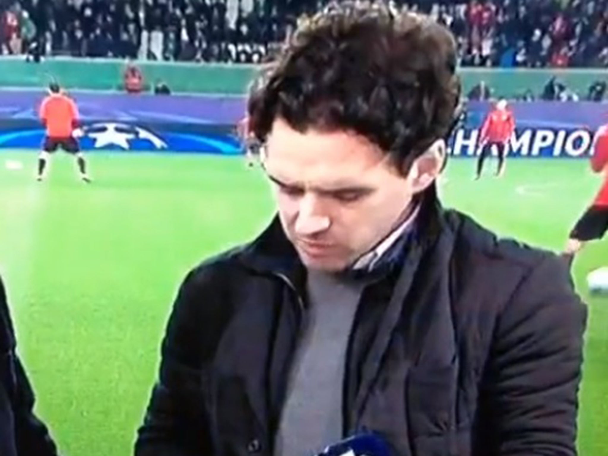 Owen Hargreaves on BT Sport before the game