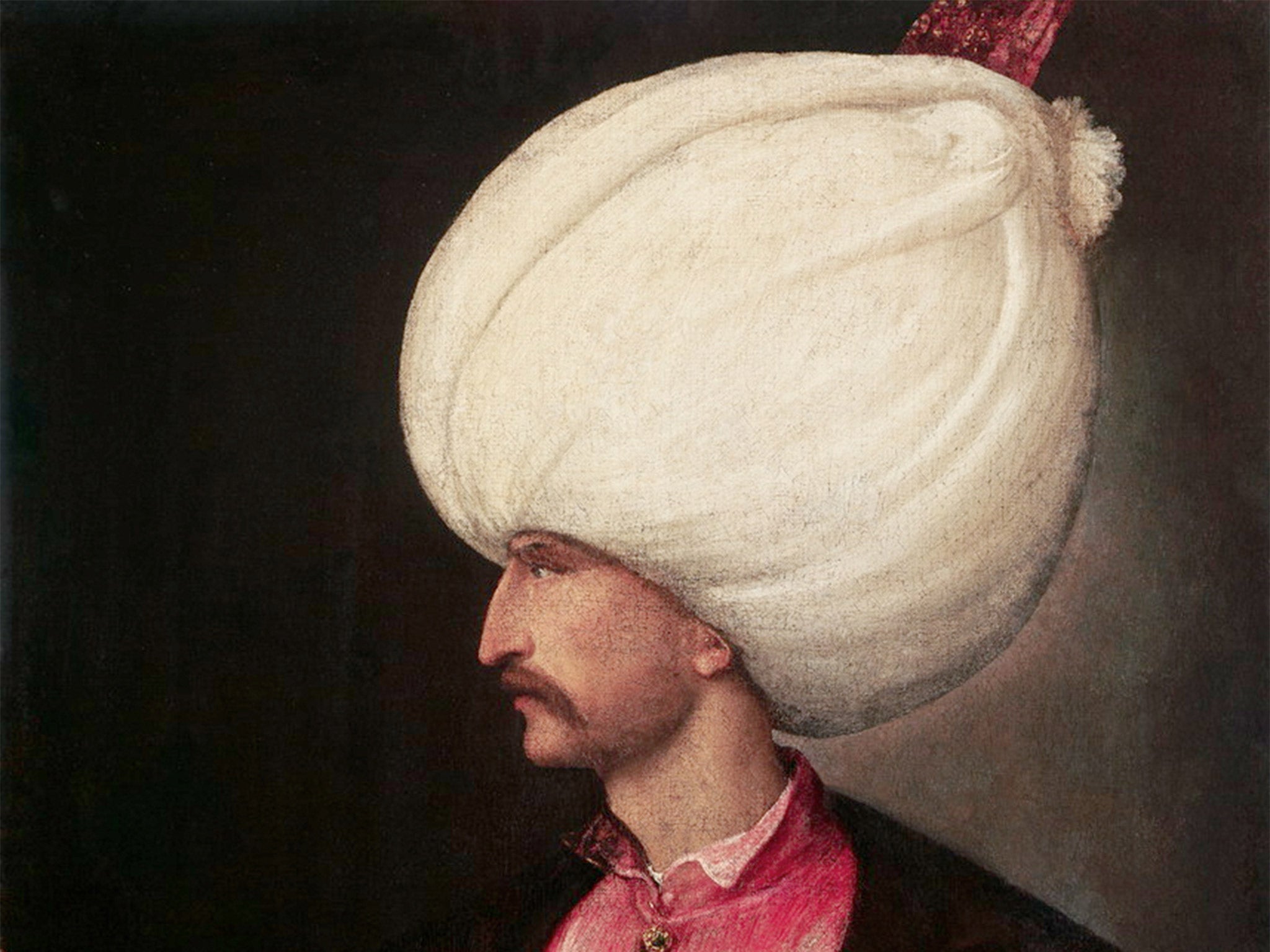 Suleiman in a portrait attributed to Titian c.1530