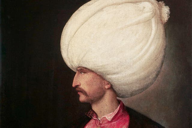 Suleiman in a portrait attributed to Titian c.1530
