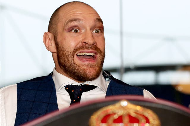 Tyson Fury believes he has a chance of winning the BBC award, saying: ‘Good always defeats evil’