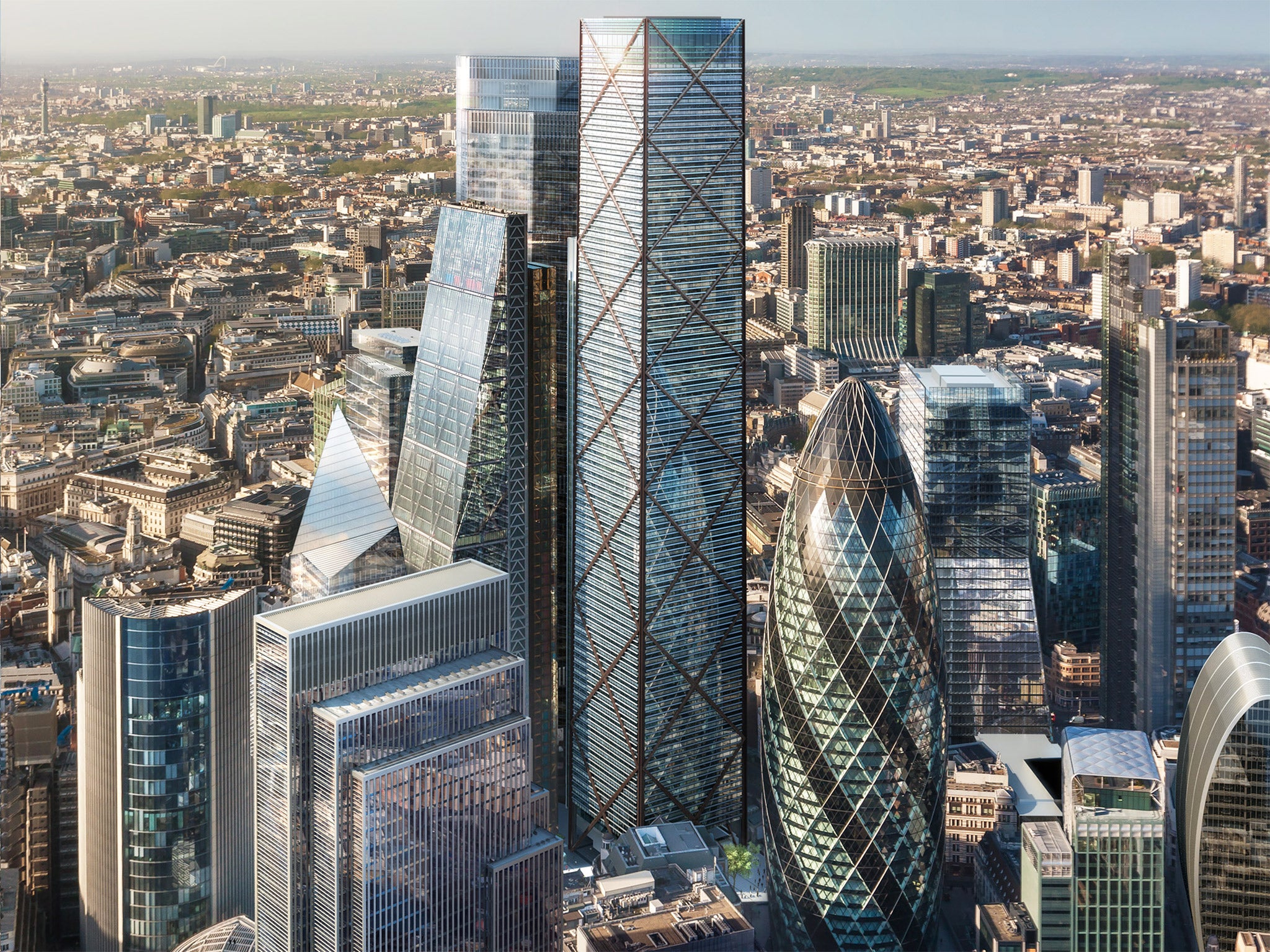 London's new skyscrapers 'inflict serious harm' on capital's