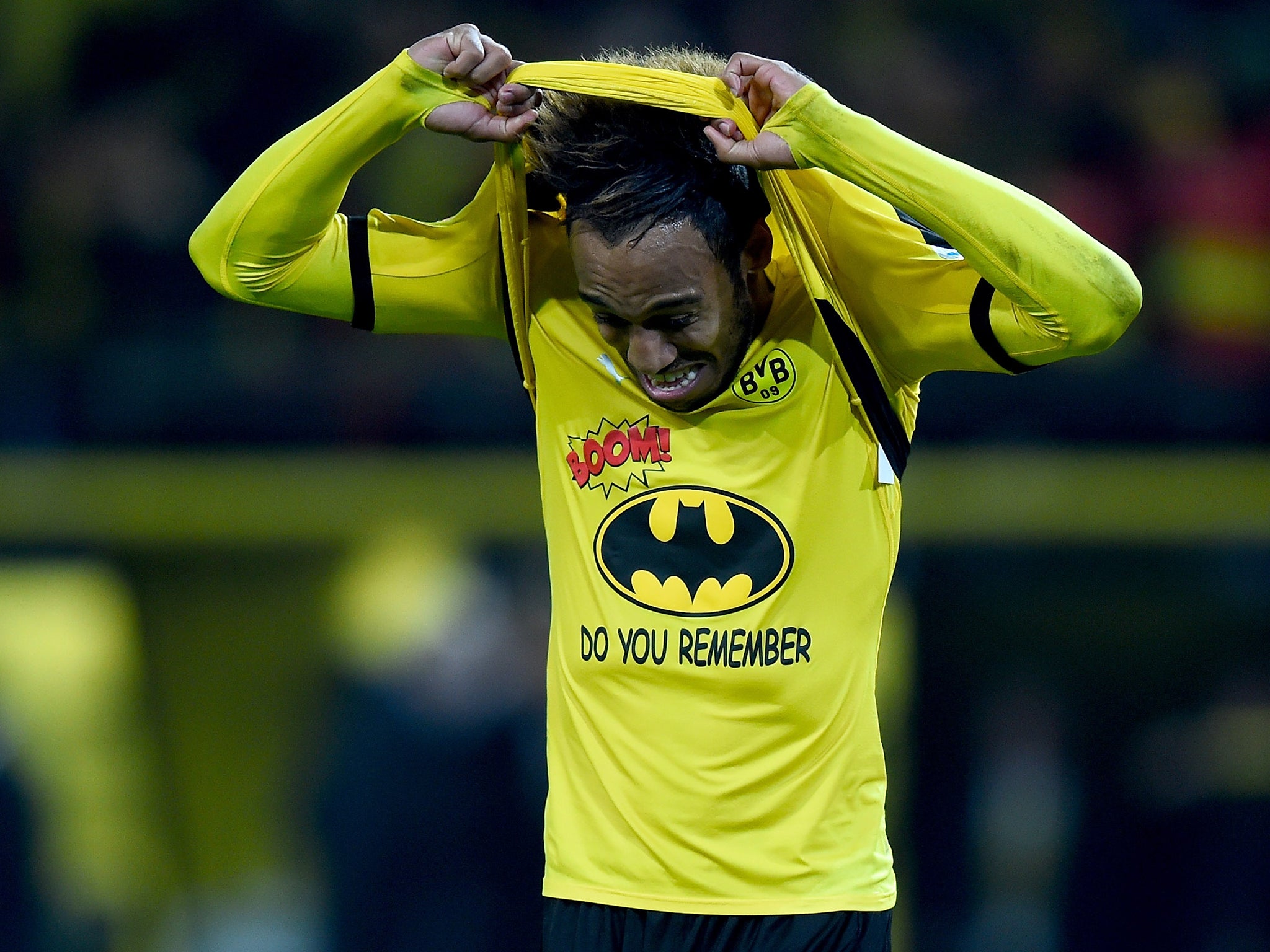 Borussia Dortmund striker Pierre-Emerick Aubameyang