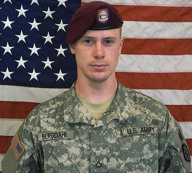 Bowe Bergdahl's homecoming was celebrated at first, though questions were soon asked (US army)