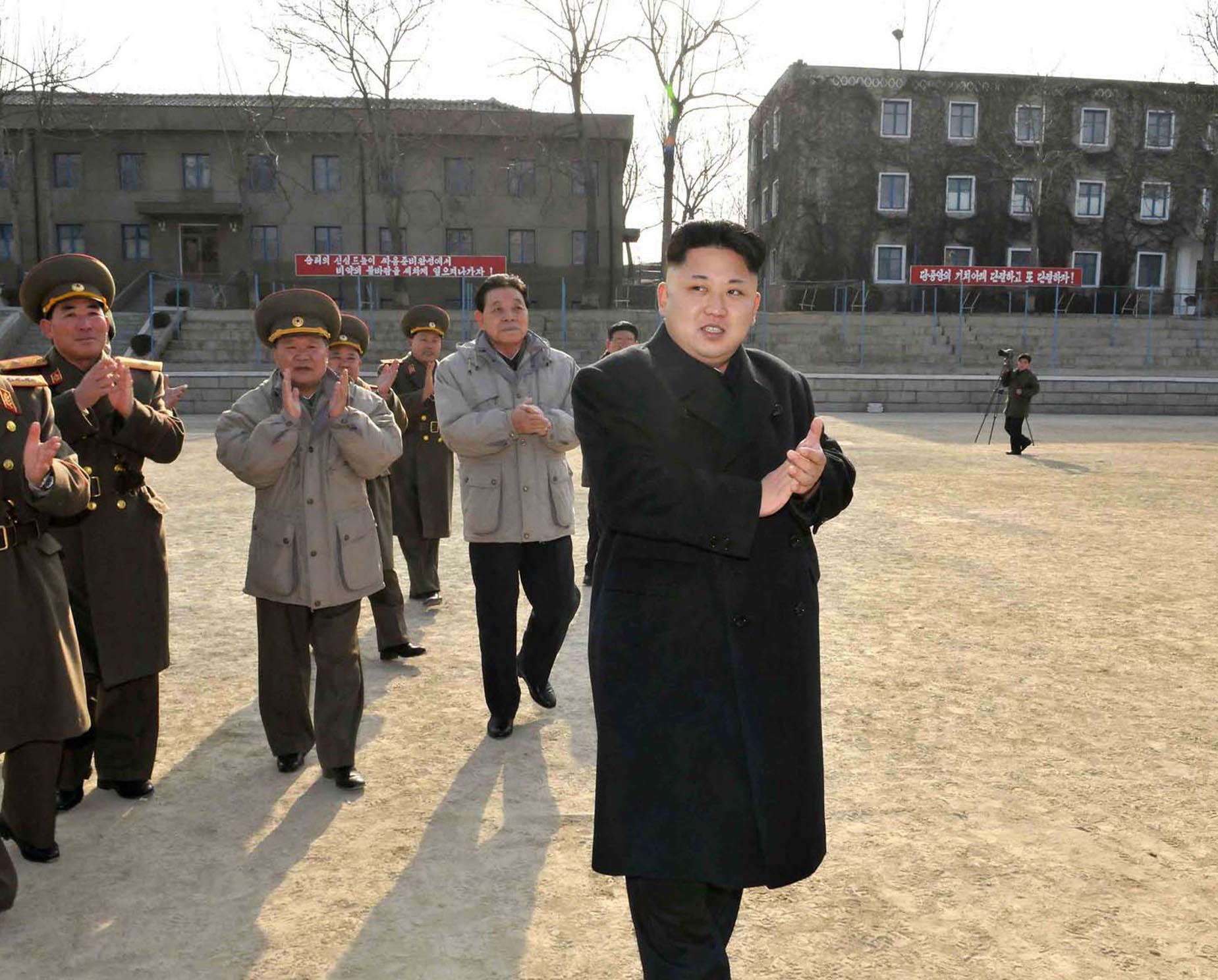 Kim Jong Un made the comments during a tour of the Phyongchon Revolutionary Site which honours his father and grandfather