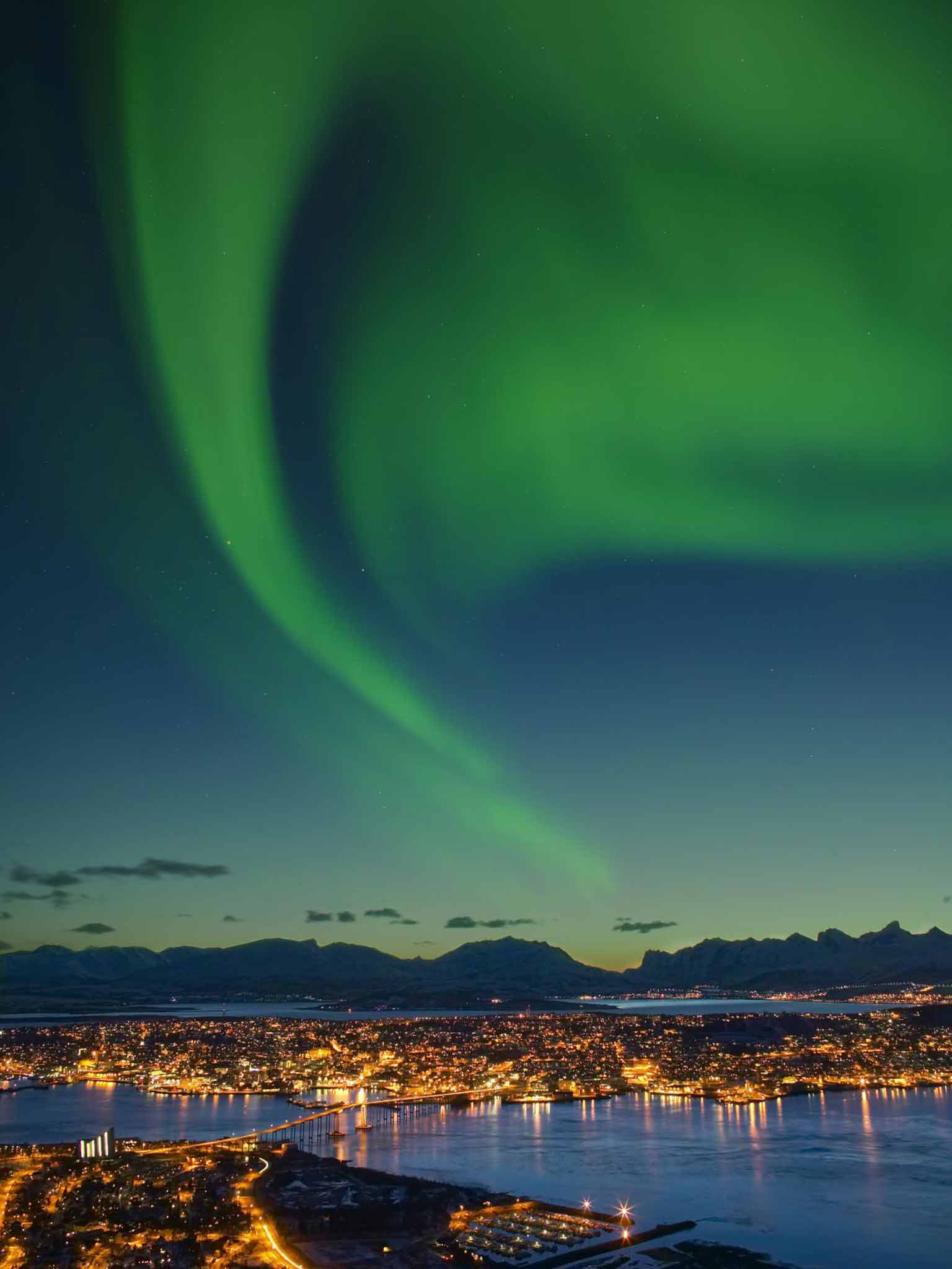 There’s a high probability of seeing the lights in Tromso
