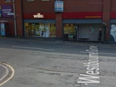Shopper stabbed in the face with garden fork in Manchester