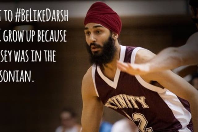 The basketball player has now become the face of this successful anti-racism campaign