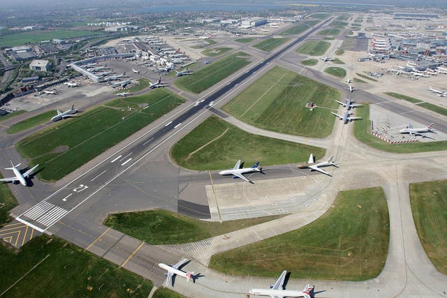 An aerial view of Heathrow. London will set a new global record for the number of passengers flying in and out of a single city this year, with the total exceeding 150m for the first time
