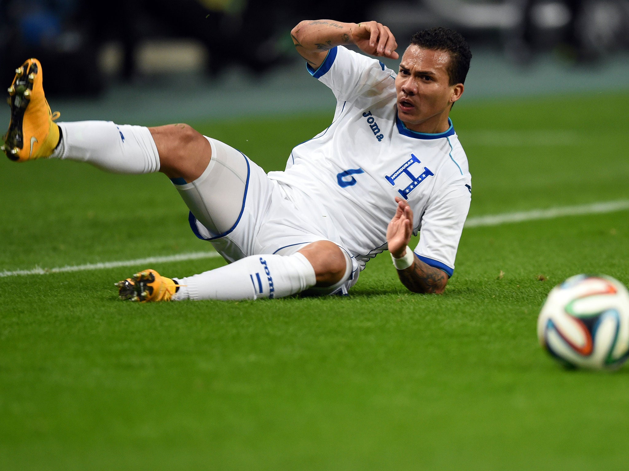 Arnold Peralta played for Honduras at the 2014 World Cup