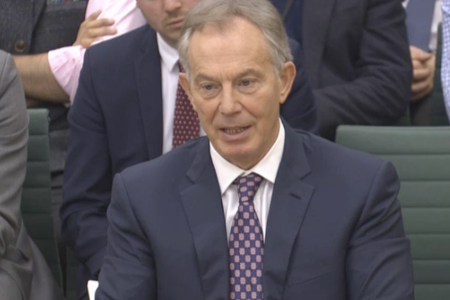 Tony Blair at the Foreign Affairs Select Committee
