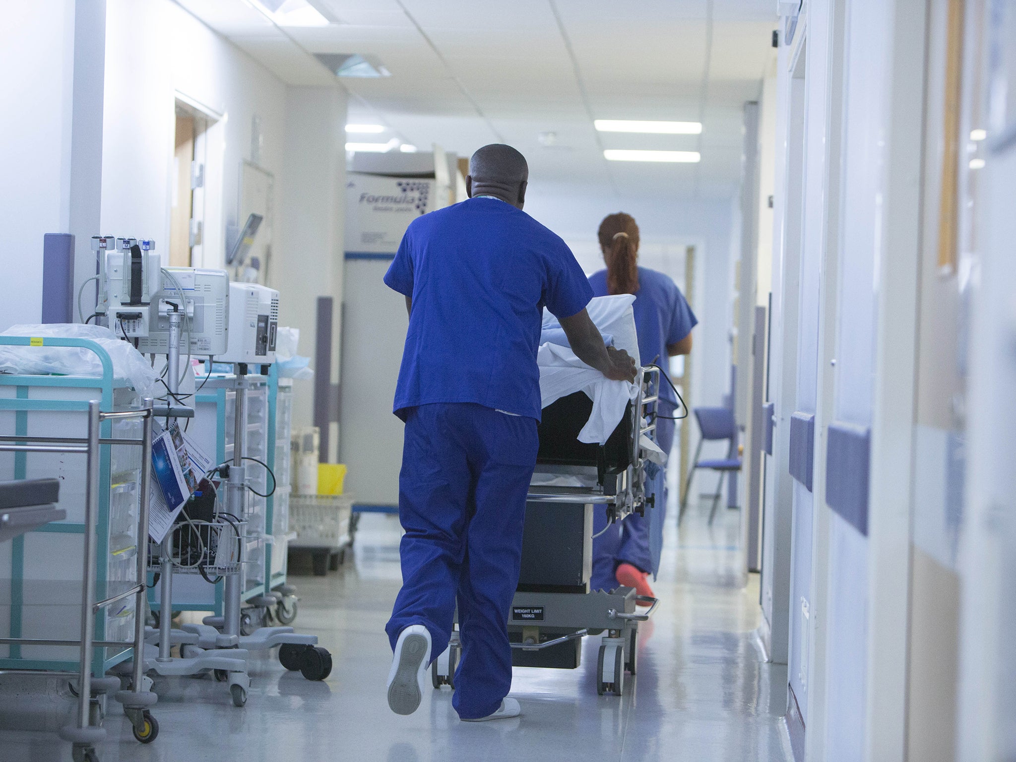 Nurses and doctors are struggling under the pressure placed on the NHS
