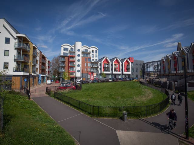 Under the Conservatives’ expanded right-to-buy scheme, 1.3 million more families will have the opportunity to purchase their homes at a discount of up to £77,900 outside of London, such as the properties on this mixed use development in Bristol