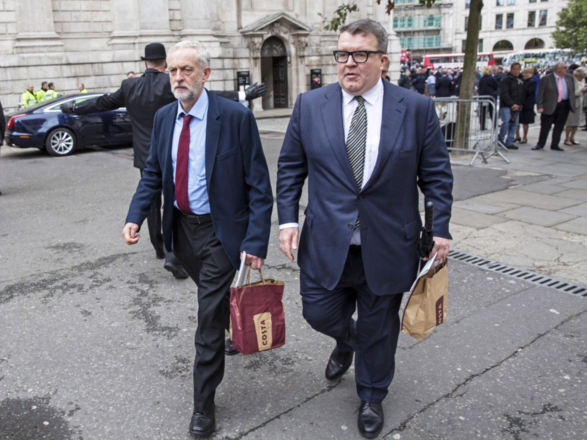 Tom Watson, Labour’s deputy leader, right, said Mr Cameron’s broken promise on the issue would “yet again weaken the public trust in politics” (Getty)