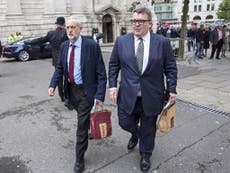 Watson leads backlash against Corbyn after sacking of shadow minister