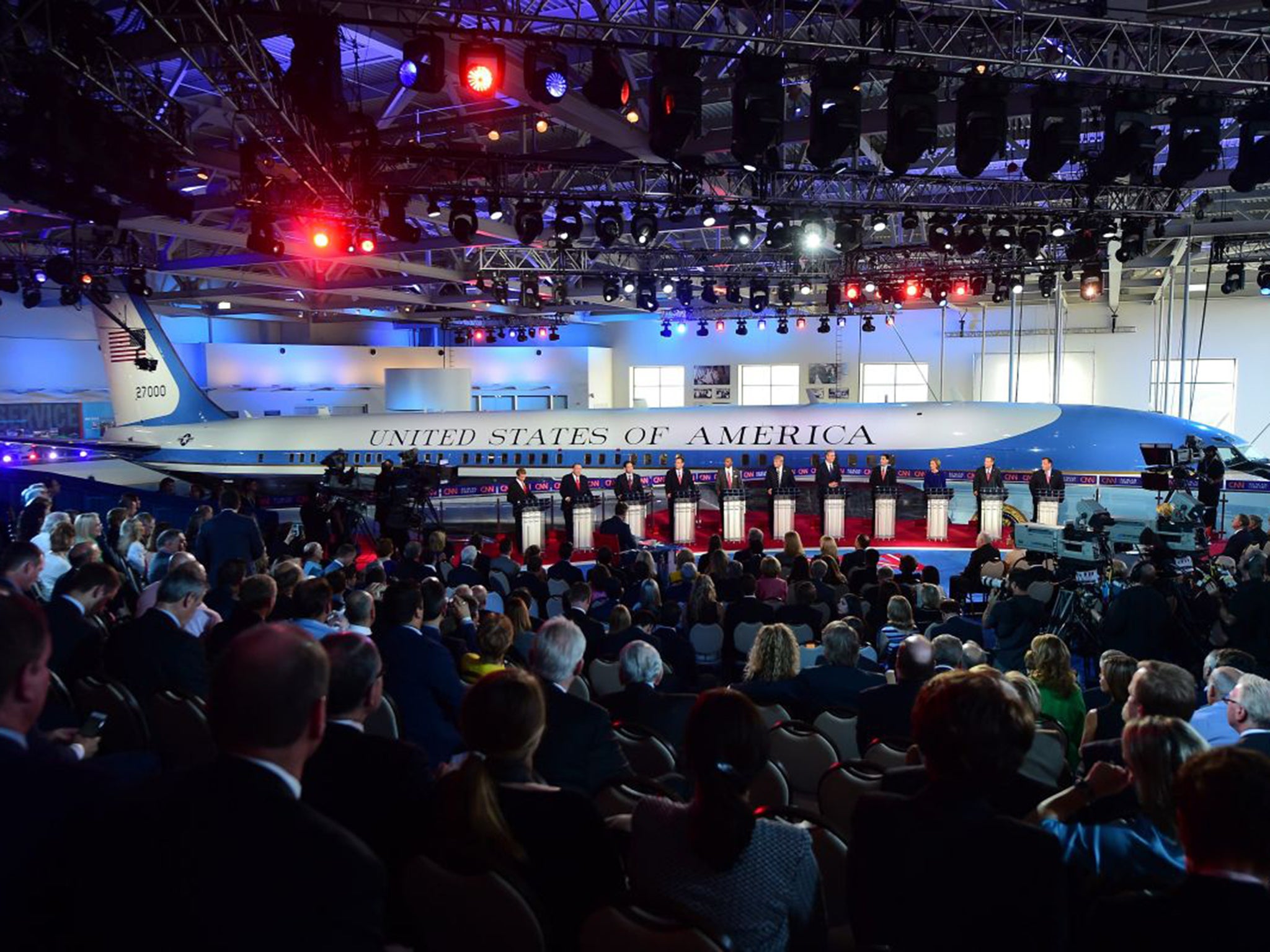 Even in a packed field, no-hope Republican candidates are easily identified