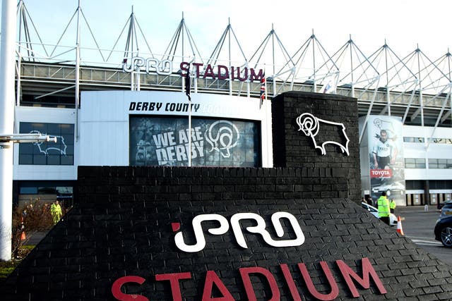 A view of Derby Country's iPro Stadium